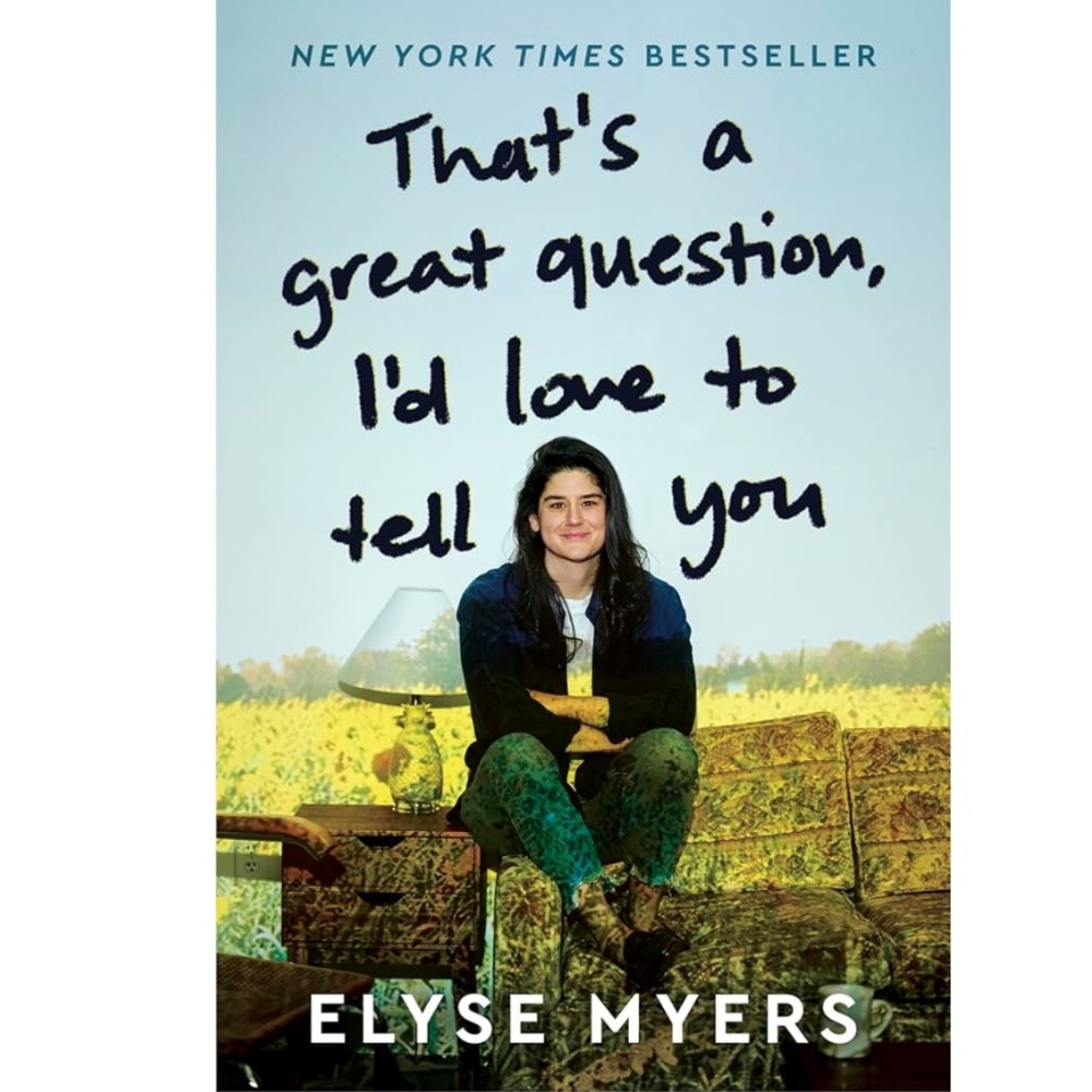 “That's a great question, I’d love to tell you” Hardcover Book